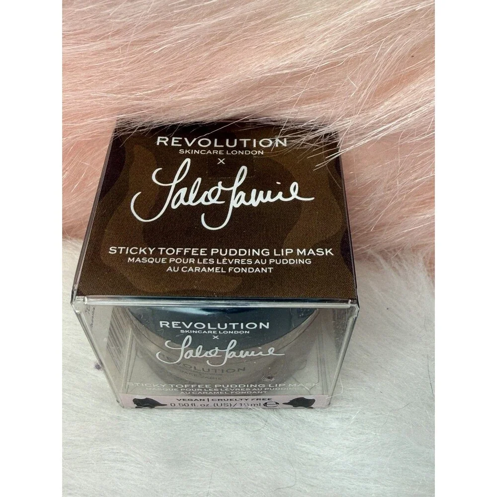 Revolution x Jake Jamie Sticky Toffee Pudding Lip Mask 15ml • New in Box • NEW